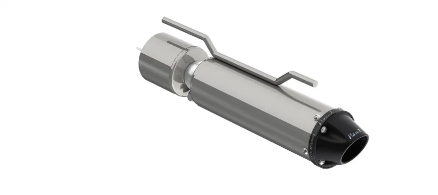 ATV Exhaust System With Performance Muffler for Kawasaki