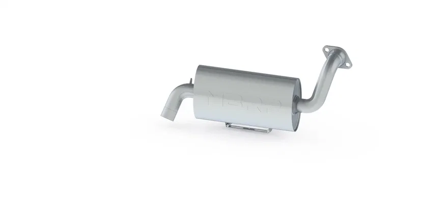 ATV Exhaust System With Sport Muffler for Polaris