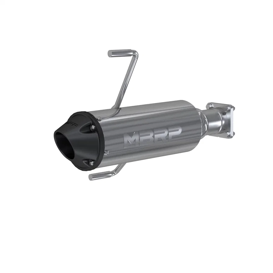 ATV Exhaust System With Performance Muffler for Kawasaki