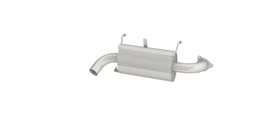 ATV Exhaust System With Sport Muffler for Polaris