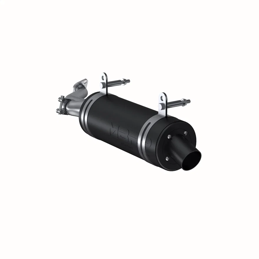 ATV Exhaust System With Performance Muffler for Kawasaki