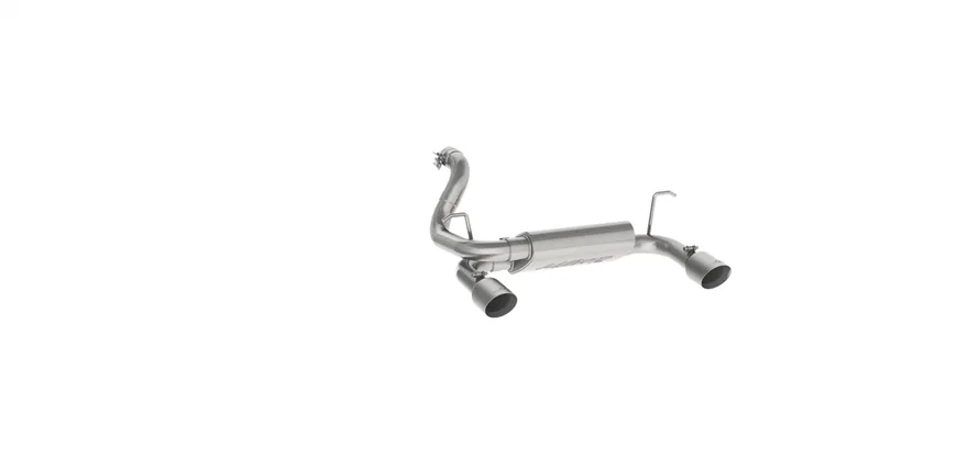 Armor Lite Axle Back Exhaust System for Jeep Wrangler