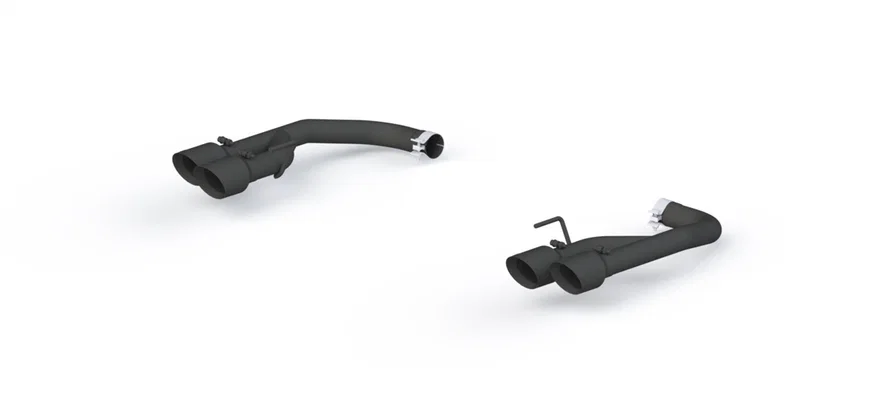 Armor BLK Axle Back Exhaust System for Ford Mustang