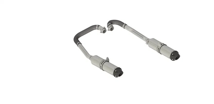 ATV Exhaust System With Performance Muffler for Polaris