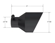 Armor BLK Exhaust Tip image 2