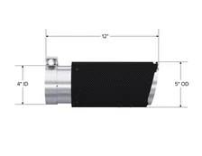 Carbon Fiber Exhaust Tip image 2