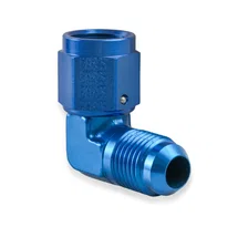 90 Degree -8 AN Male to -8 AN Female Swivel image 3