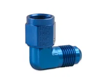 90 Degree -8 AN Male to -8 AN Female Swivel image 4