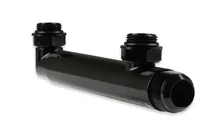 Adjustable Coolant Cross-Over Tube -16 AN x(2) -12 AN O-Ring Port Swivels image 8