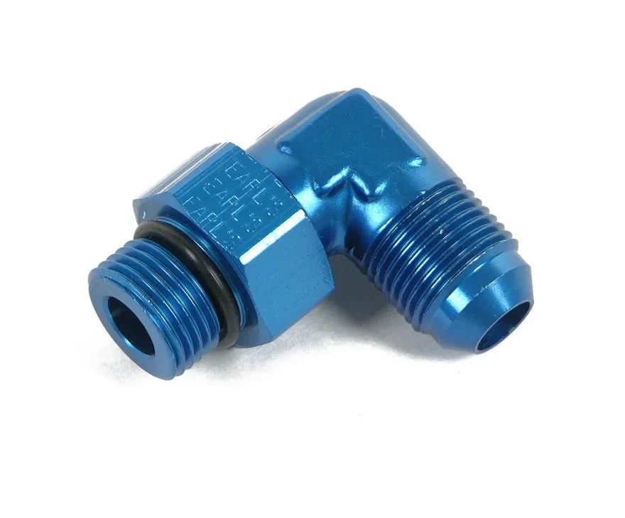90 Degree -6 AN Male to 3/4"-16 Swivel