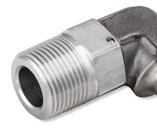 90 Degree 5/8" Hose to 1/2" NPT Male Elbow - with Swivel image 2