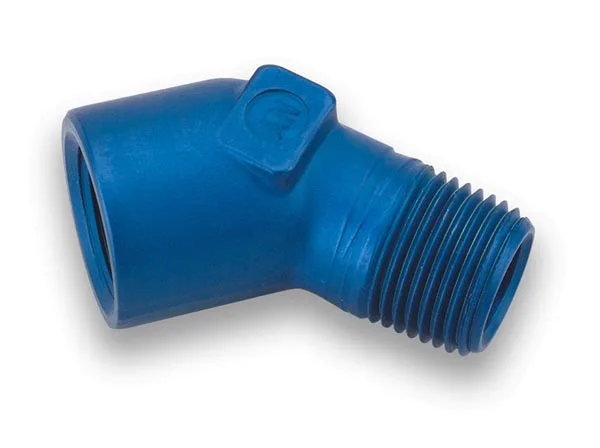 45 Degree Elbow Female 1/8" NPT to Male 1/8" NPT