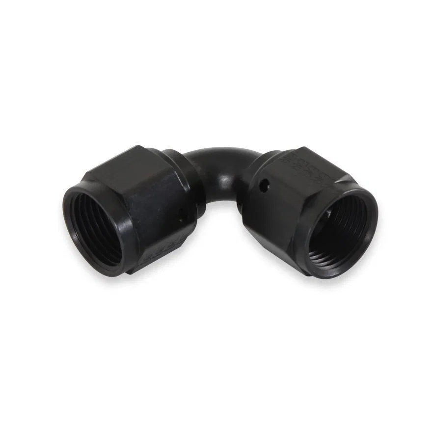 90 Degree -8 AN Female to Female Swivel