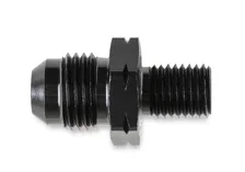 Straight Male AN -6 to 12mm x 1.5 - Black image 3