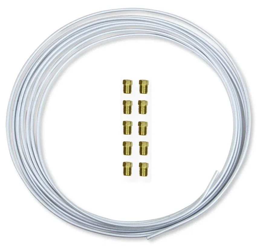 Steel Zinc Hardline Tubing Kit w/ Tube Nuts