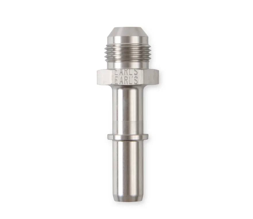O.E. Fuel Line EFI Quick Connect 1/2" Tube to -8 AN Male - Stainless