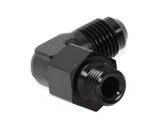 90 Degree -6 AN Male to 9/16"-24 Swivel image 2