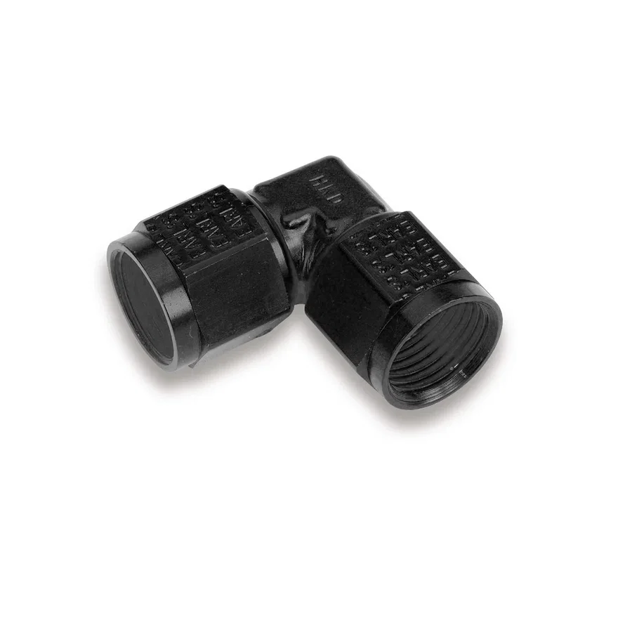 90 Degree -8 AN Female to Female Swivel