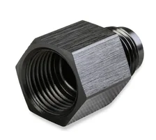 6 AN Male to 16mm x 1.50 Female - Black image 2