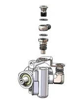 Remote Reservoir Adapter Kit for Saginaw Type II Power Steering Pumps image 11