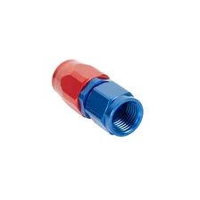 Straight Swivel-Seal® Hose End -6 AN - Red/Blue - Clamshell Package image 2