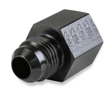 6 AN Male to 16mm x 1.50 Female - Black image 1