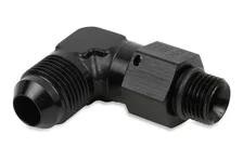 90 Degree -8 AN Male to 9/16"-18 Swivel image 2
