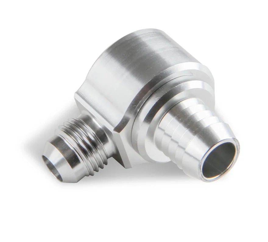 Brake Booster Check Valve - Billet Aluminum - 90 Degree