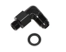 90 Degree -6 AN Male to 12mm x 1.5 Swivel image 1