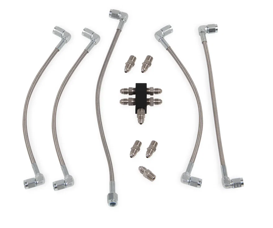 Race LS Steam Tube Kit w/ Speed-Flex Hose
