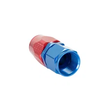 Straight Swivel-Seal® Hose End -10 AN - Red/Blue - Clamshell Package image 2