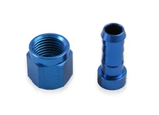 Auto-Crimp Hose End - Straight - Size -12 - Blue image 2