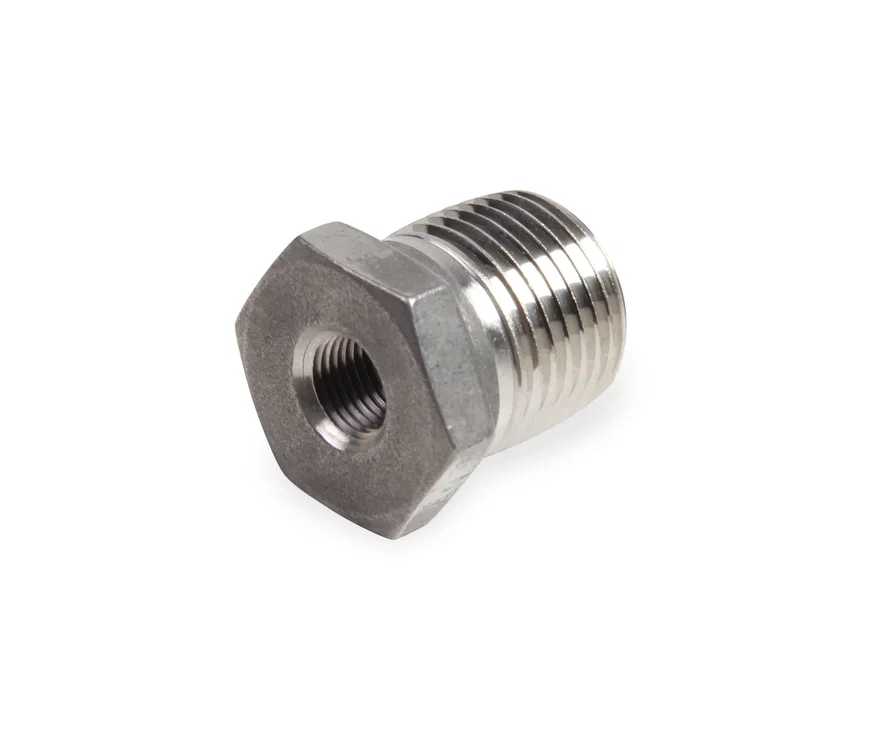 Fem.3/8" NPT to Male 3/4" NPT Pipe Bushing Reducer - Stainless Steel