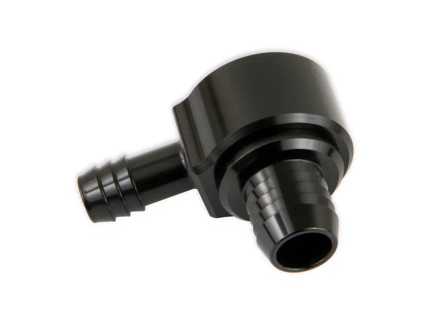 Brake Booster Check Valve - Billet Aluminum - 90 Degree