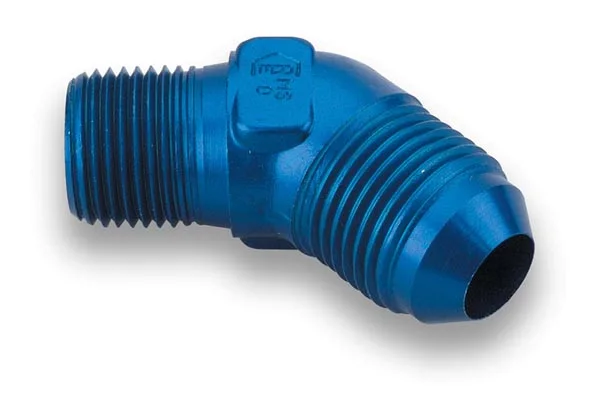 45 Degree Elbow Male AN -12 to 3/4" NPT