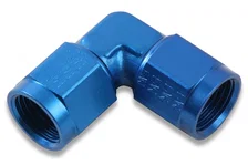90 Degree -8 AN Female to Female Swivel image 2