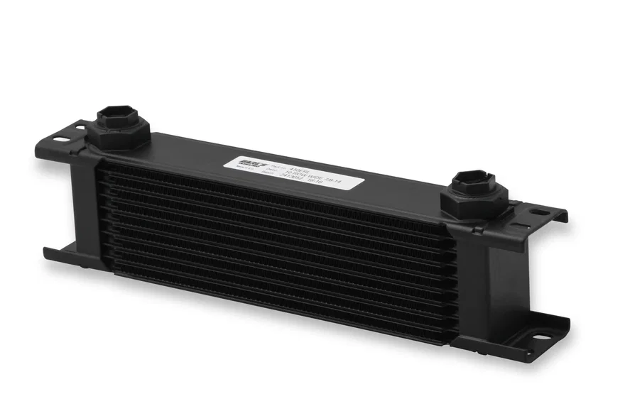UltraPro Oil Cooler - Black - 10 Rows - Wide Cooler