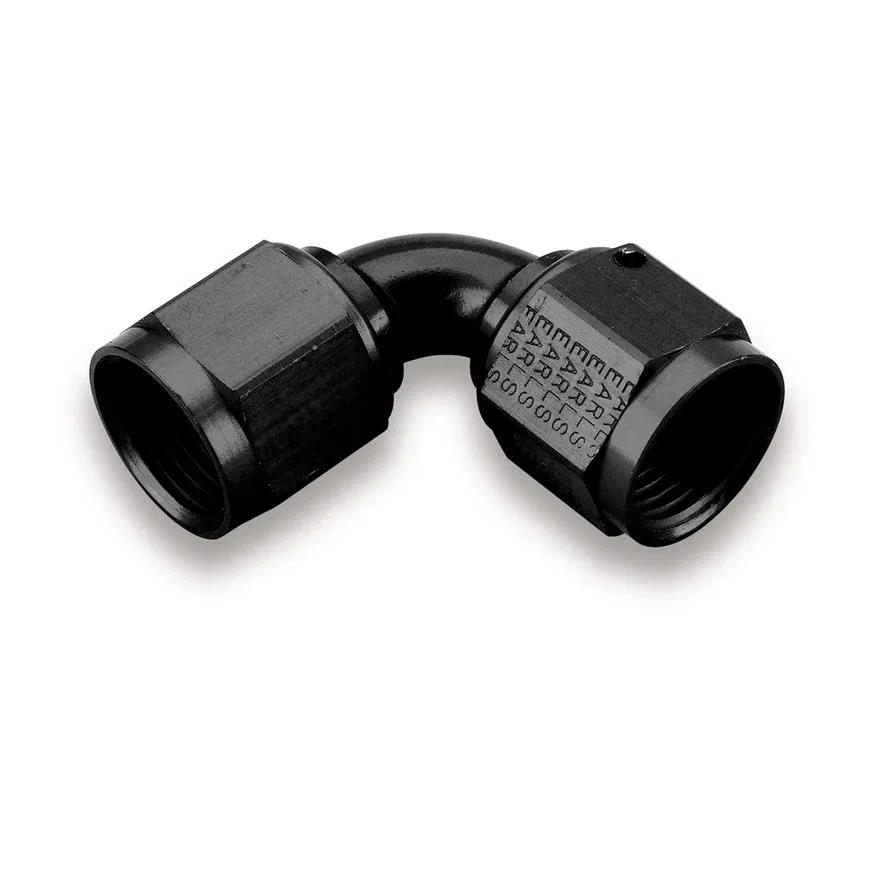 90 Degree -10 AN Female to Female Swivel