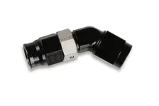Adj. Low Profile 45 Degree Speed-Seal Hose End, -3 Hose Size, 3 Nut Size image 1