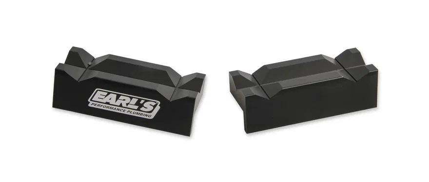 4" Black Aluminum Vice Jaws