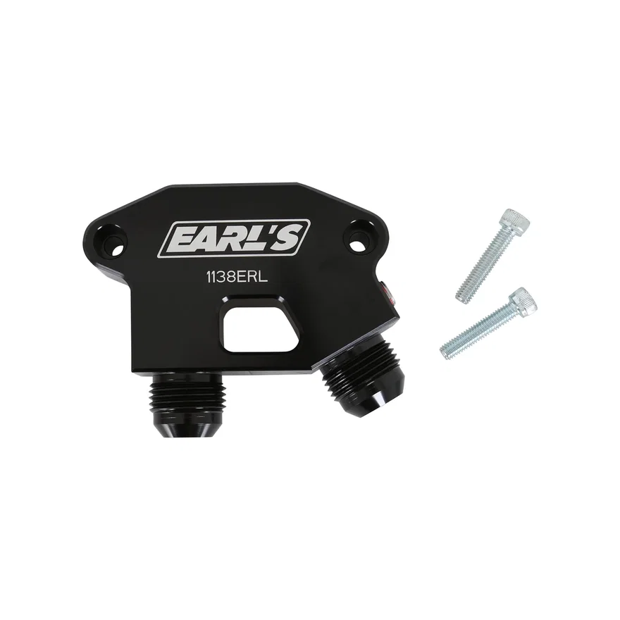 7.3L Godzilla Oil Cooler Adapter - Dual -12 AN Male