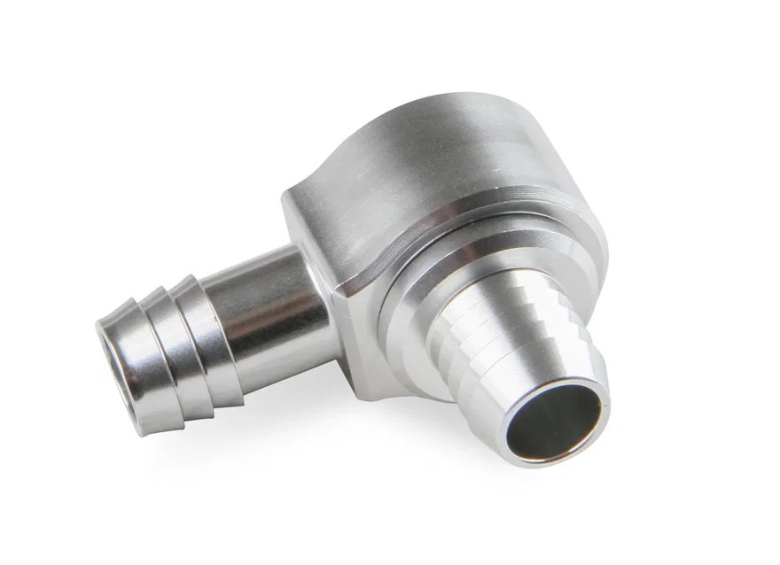 Brake Booster Check Valve - Billet Aluminum - 90 Degree