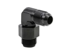 90 Degree -6 AN Male to 5/8"-18 Inverted Flare Male Swivel image 4
