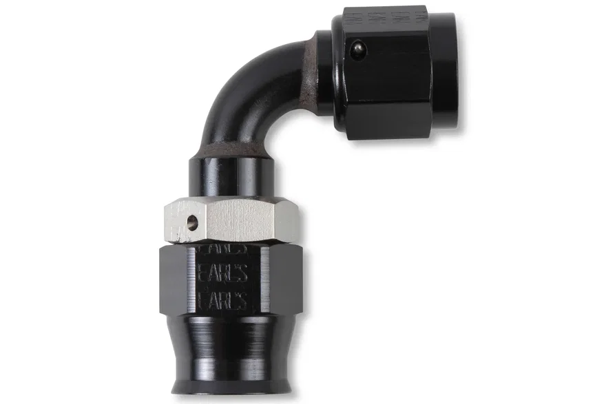 Adj. Tube 90 Degree Speed-Seal Hose End, -8 Hose Size, 8 Nut Size