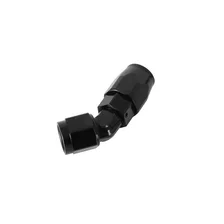 45 Degree Swivel-Seal® Hose End -6 AN - Black - Clamshell Package image 3