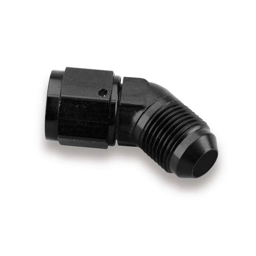 45 Degree -4 AN Male to -4 AN Female Swivel