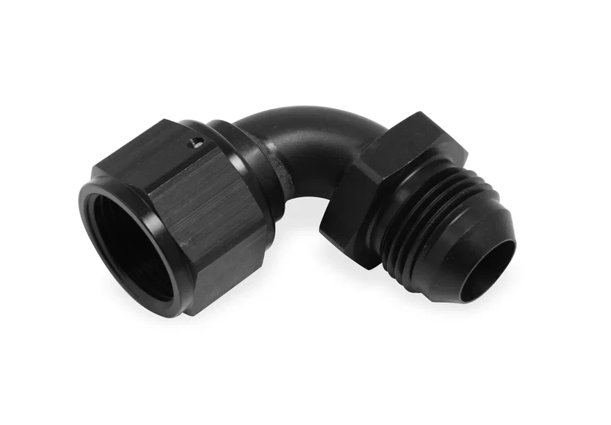 90 Degree -10 AN Male to -10 AN Female Swivel
