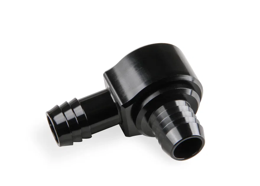 Brake Booster Check Valve - Billet Aluminum - 90 Degree