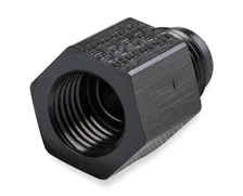 6 AN Male to 14mm x 1.50 Female - Black image 2