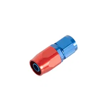 Straight Swivel-Seal® Hose End -6 AN - Red/Blue - Clamshell Package image 4